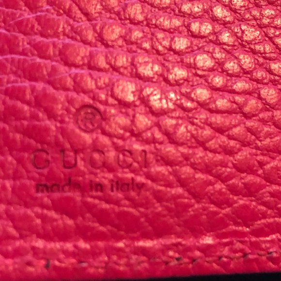 NIB $400 AUTHENTIC GUCCI LIMITED EDITION PINK LEATHER  IPHONE 7 CASE WALLET - Picture 5 of 6